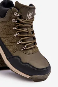 BIG STAR SHOES Dámska izolovaná khaki veľká hviezda