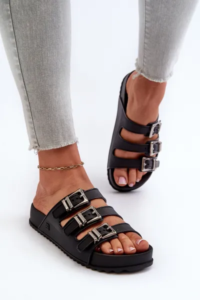 Dámske gumové flip -flops Zaxy JJ285058 čierna