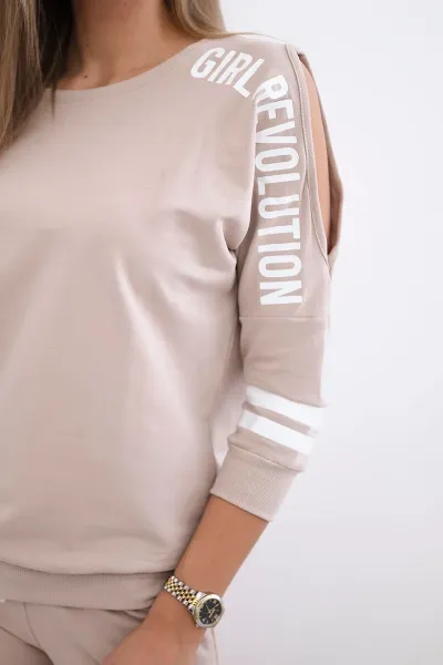Girl Revolution Beige Set