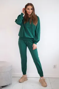 Green hoodie