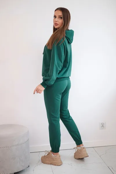 Green hoodie