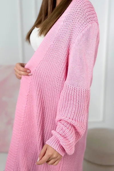 Long sweater light pink