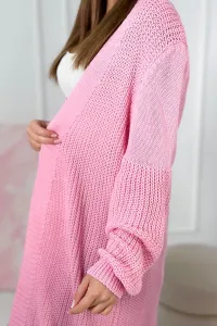 Long sweater light pink