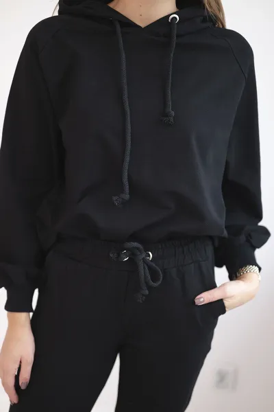 Black hoodie