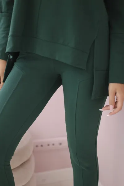 Complete with oversize blouse green