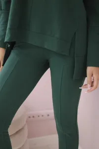Complete with oversize blouse green