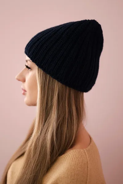 Women's cap Rebeka K345 dark blue