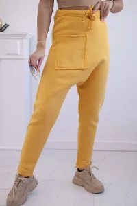 Legínovo Súprava so sivými Baggy nohavicami Farba: Svetlo hnedá, Veľkosť: UNI