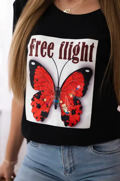 Free Flight Blouse Black