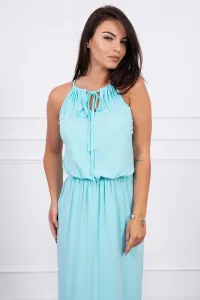Boho dress with mint