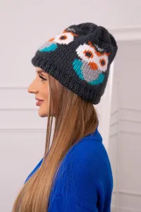 Women's cap Ofelia K349 graphite