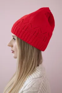 Women's cap Irmina K333 red
