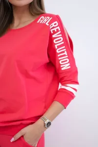 Legínovo Súprava Girl Revolution béžová Farba: Malinová, Veľkosť: UNI