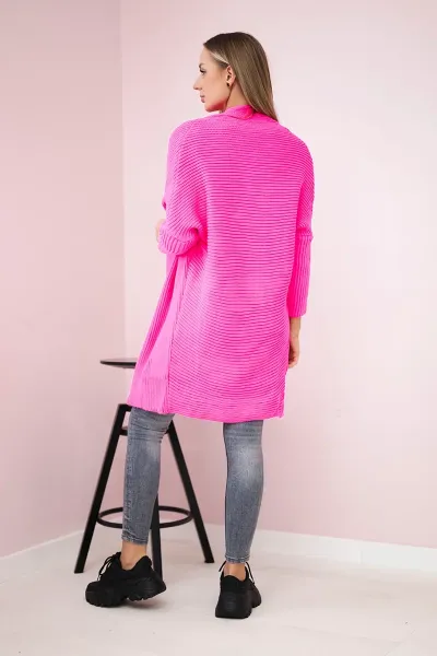 Pink Neon Sleeve Sweater with Blasting Sleeve