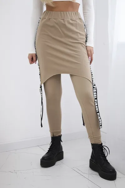 Pants/suit with a camel sign on selfie