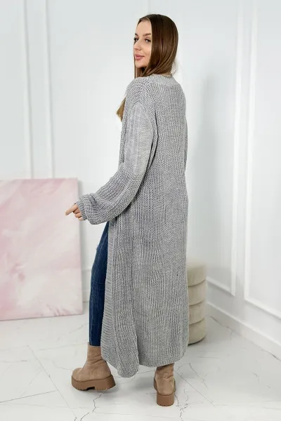 Long sweater dark gray