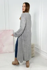 Long sweater dark gray