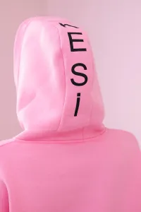 Cotton set with a light pink print
