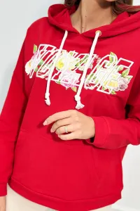 Sweatshirt with red Voyage lettering