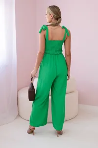 Strappy with frilly top in green