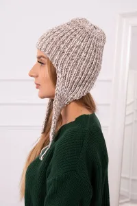 Women's long earshoe cap Jana K314 beige