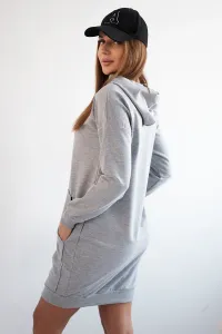 Dress with hood gray