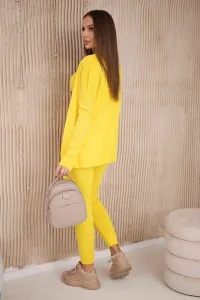 3-piece set of sweaters yellow