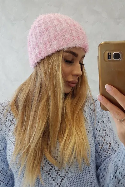Women's cap Cina K259 light pink