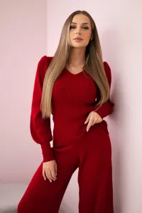 Set of sweaters red
