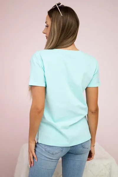 Mint women's graphic blouse