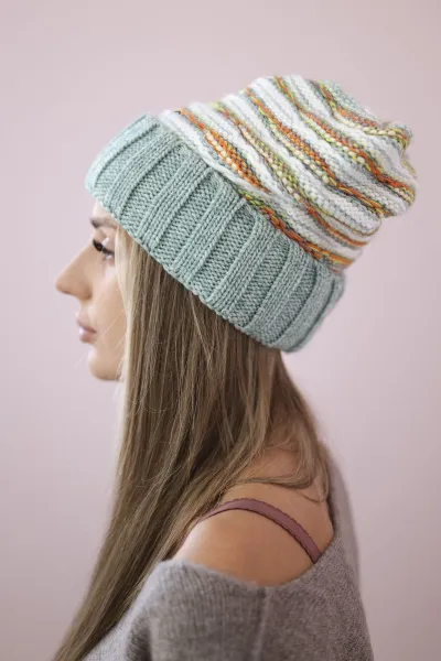 Women's cap Feba K330 dark mint