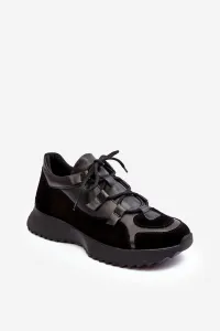 Zazoo Dámske kožené športové topánky