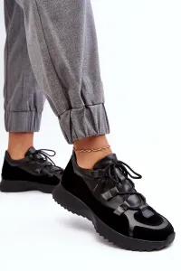 Zazoo Dámske kožené športové topánky