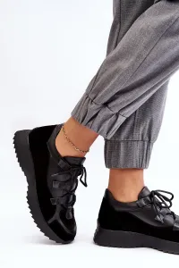 Zazoo Dámske kožené športové topánky