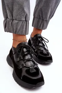 Zazoo Dámske kožené športové topánky