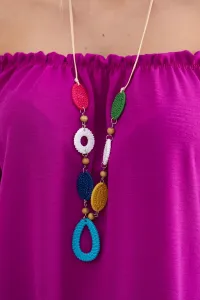 Spanish blouse with decorative sleeves dark purple