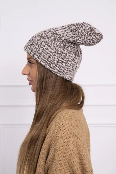 Women's cap Delia K260 dark beige