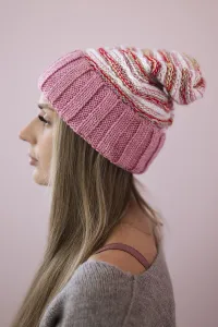 Women's cap Feba K330 dark pink