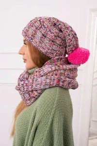 Women's set with fleece 4 Pory Roku K263 pink