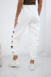 Cotton pants Amour ecru