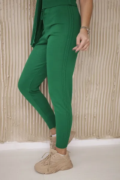 3-piece set of sweaters green
