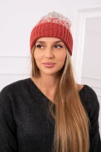 Women's cap Samara K346 foxy+beige