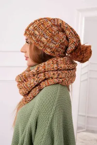 Women's set with fleece 4 Pory Roku K263 camel+foxy
