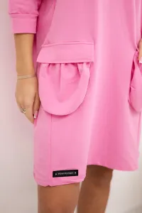 Light pink dress with hood