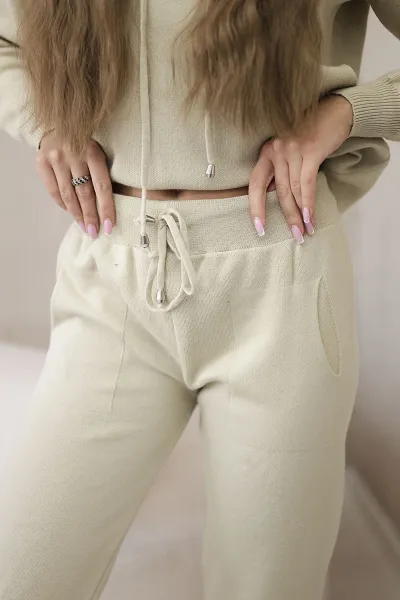 Set of sweaters Sweatshirt + Pants dark beige