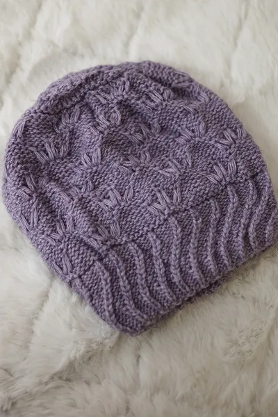 Women's cap Dagmara K332 purple