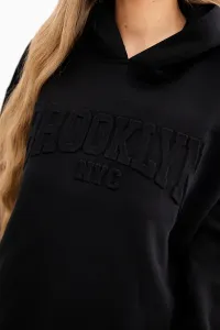 Insulated cotton set, sweatshirt + pants Brooklyn black