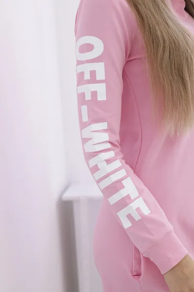 Dress Off White light pink