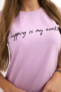 The Shopping blouse is my cardio purple