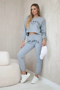Set with gray Atlanta print
